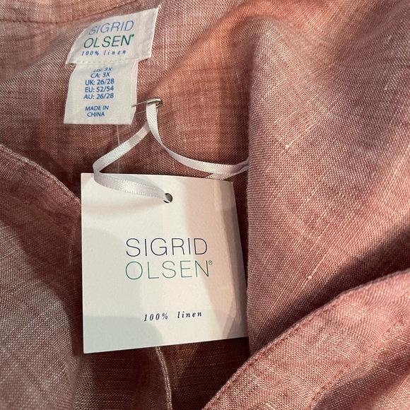 Sigrid Olsen Linen shirt - Picture 7 of 9